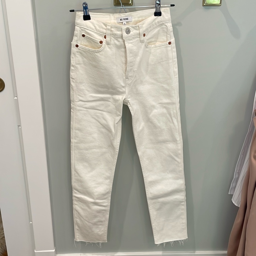 Re/done 90s High Rise Ankle Crop Size 24